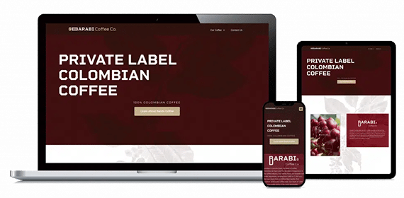 Barabi coffee on web